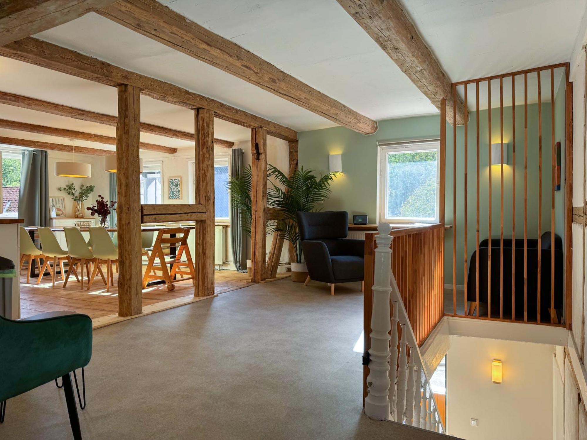 塔勒Haus Ludwig - Saniertes Fachwerkhaus Im Harz - 12 Personen别墅 外观 照片